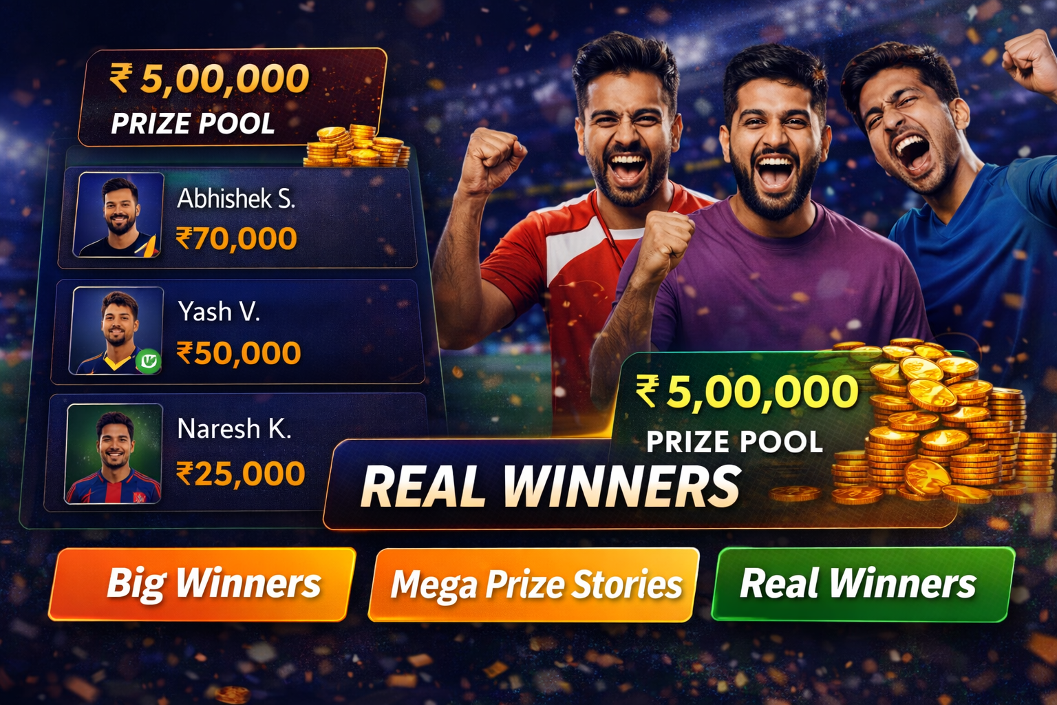Come App Club fantasy cricket result notes