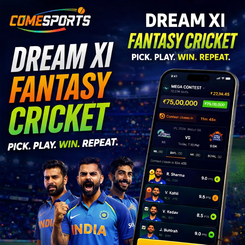 Come App Club fantasy cricket challenge visual